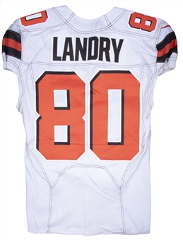 2018 Jarvis Landry Game Used Cleveland Browns Road Jersey Photo Matched To 12/2/2018 (Browns/Fanatics & Resolution Photomatching)